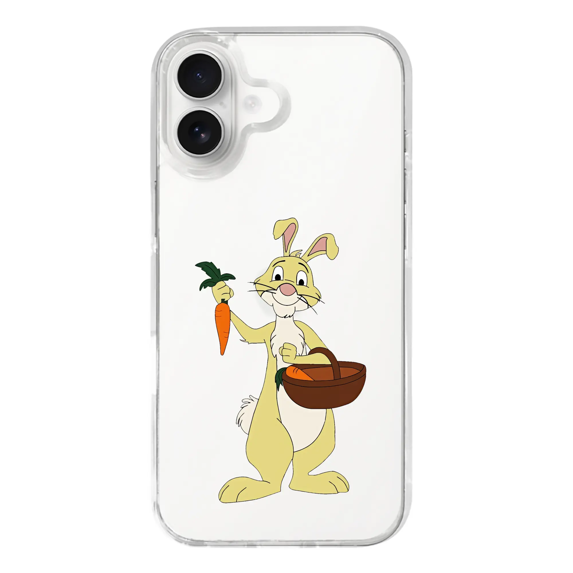 プーさん グッズ ラビット - iPhone 17シリーズ 透明スマホケース – 薄型・耐衝撃・精密フィット保護カバー